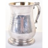 A George III silver tankard, by Thomas Whipham, London 1792