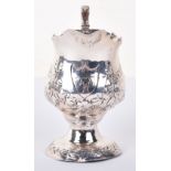 A George III silver cream jug, London 1773