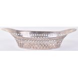 A Victorian silver sweet basket, by Atkin Brothers