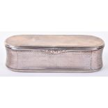 An early Victorian Scottish silver pill box, by James Nasmyth, Edinburgh 1839