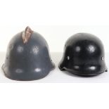 Pre-WW2 Polish Wz-35 Pattern Civil Defence Issue Steel Helmet