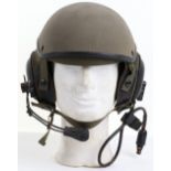 American Military Armoured Crewman’s Helmet and Microphone Set