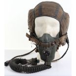 Post-WW2 Royal Air Force G-Type Flying Helmet and Oxygen Mask Set