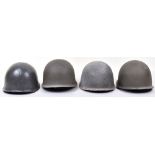 4x American Type M1 Style Helmets