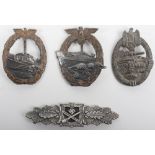 4x German Combat Badges