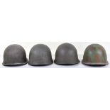 4x American Type M1 Style Helmets