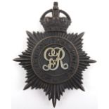 Metropolitan Police George V Helmet Plate, Kings crown