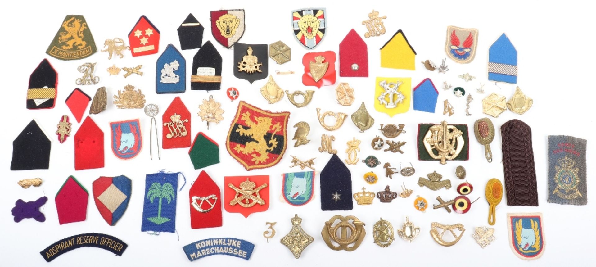 Quantity of Dutch and Belgium Military Insignia