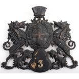 City of London Market Police Helmet Plate