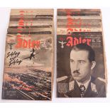 22x Third Reich Spanish Editions of Der Adler Magazines