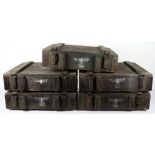 5x Reproduction German Ammunition Crates