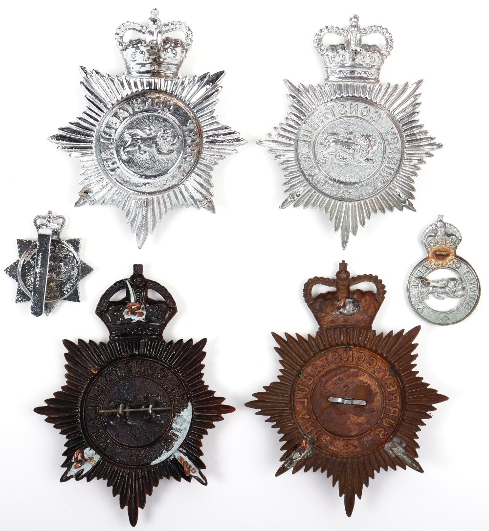 Obsolete Surrey Constabulary Police Badges - Image 2 of 2