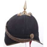 British Officers Blue Cloth Home Service Pattern Helmet