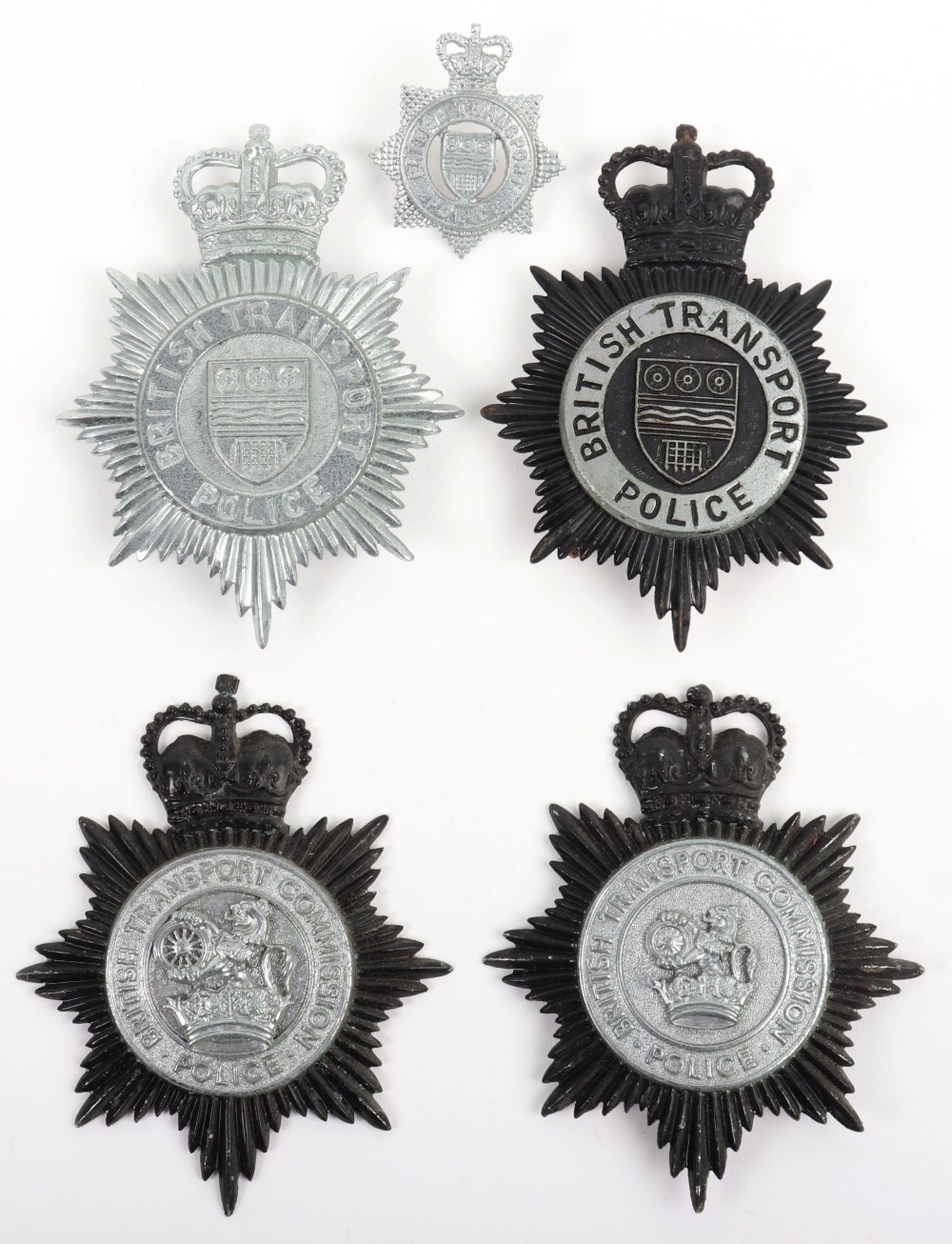 Obsolete British Transport Police Badges