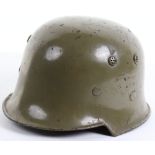 Third Reich M-34 Pattern Police / Civilian Issue Helmet
