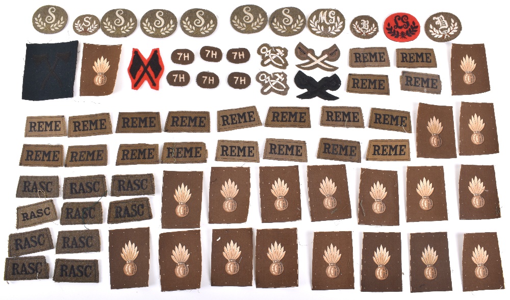 Selection of British Cloth Formation Signs