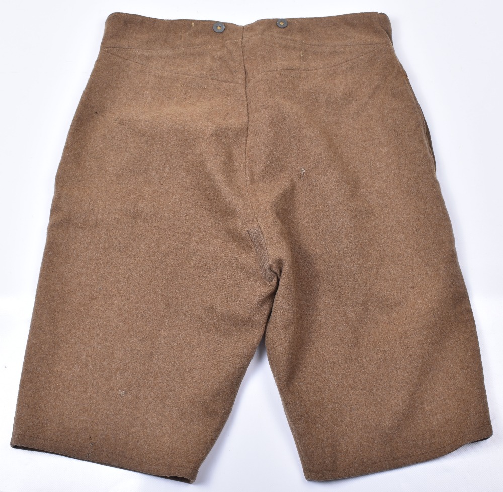 Unusual Pair of Cut Down Other Ranks 1902 Pattern Service Dress Trousers - Image 8 of 9