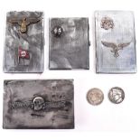 Selection of Third Reich Themed Cigarette Cases