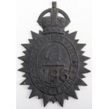 Scarce Great Eastern Railway Police Force Helmet Badge