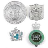 Four Obsolete Parks Police Badges