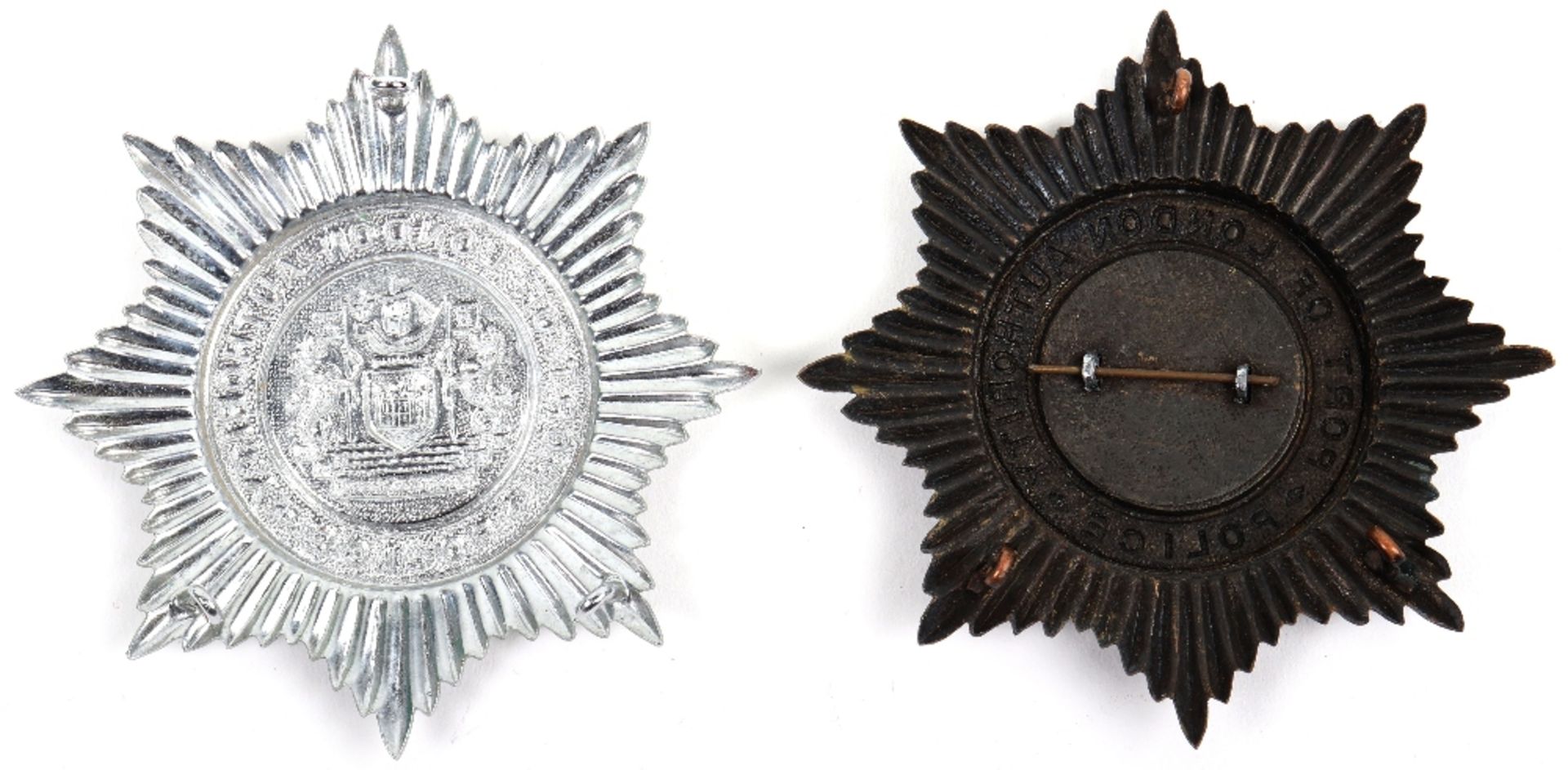 Two Port of London Authority Police Helmet Badges - Image 2 of 2