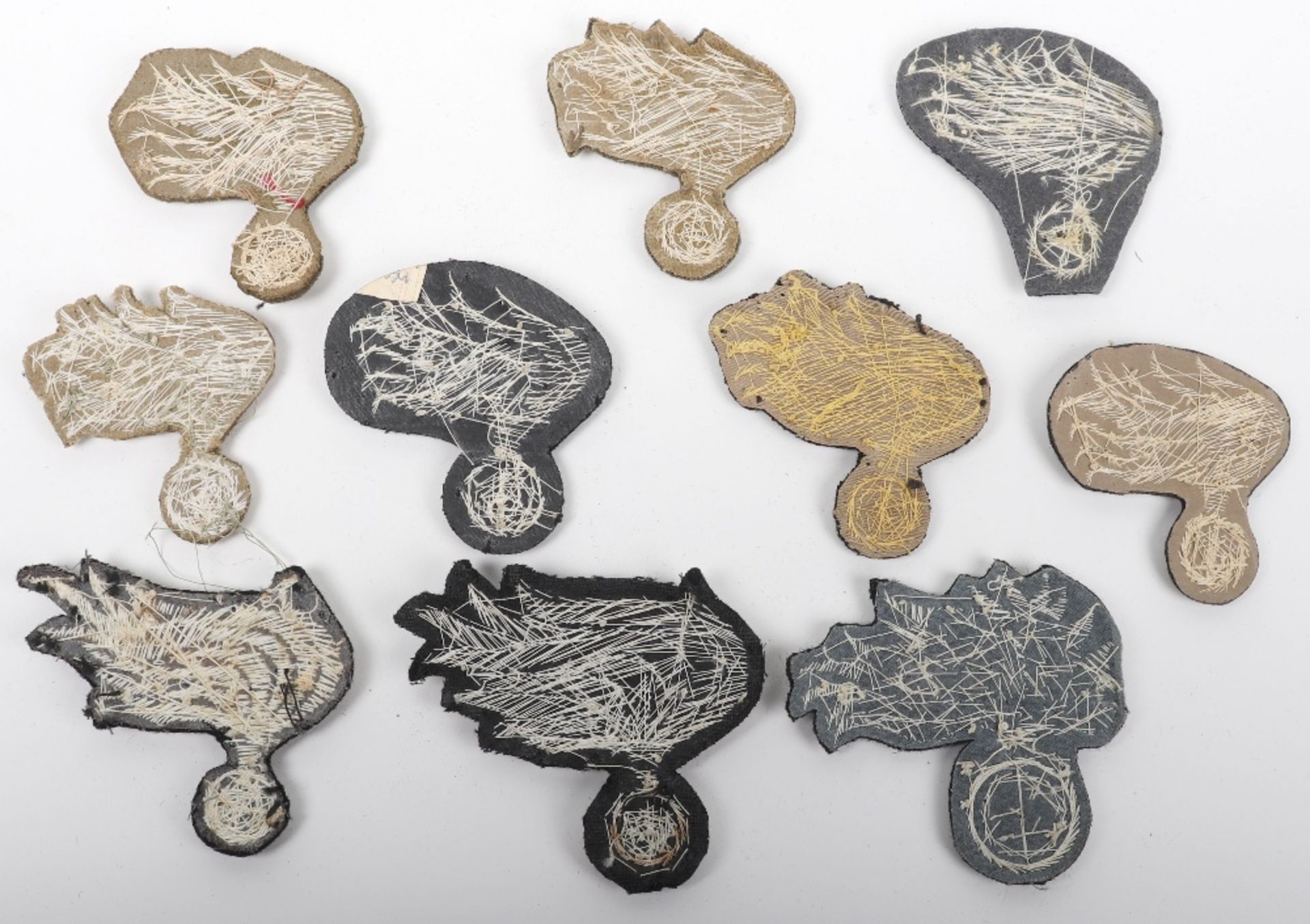 Grouping of Italian Bullion Headdress Badges - Image 2 of 2