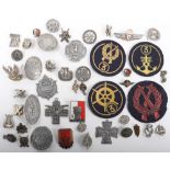 Grouping of Polish Military Badges and Insignia