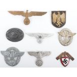 Grouping of Third Reich Metal Insignia