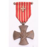 Scarce Portugal 1914-18 War Cross in Bronze
