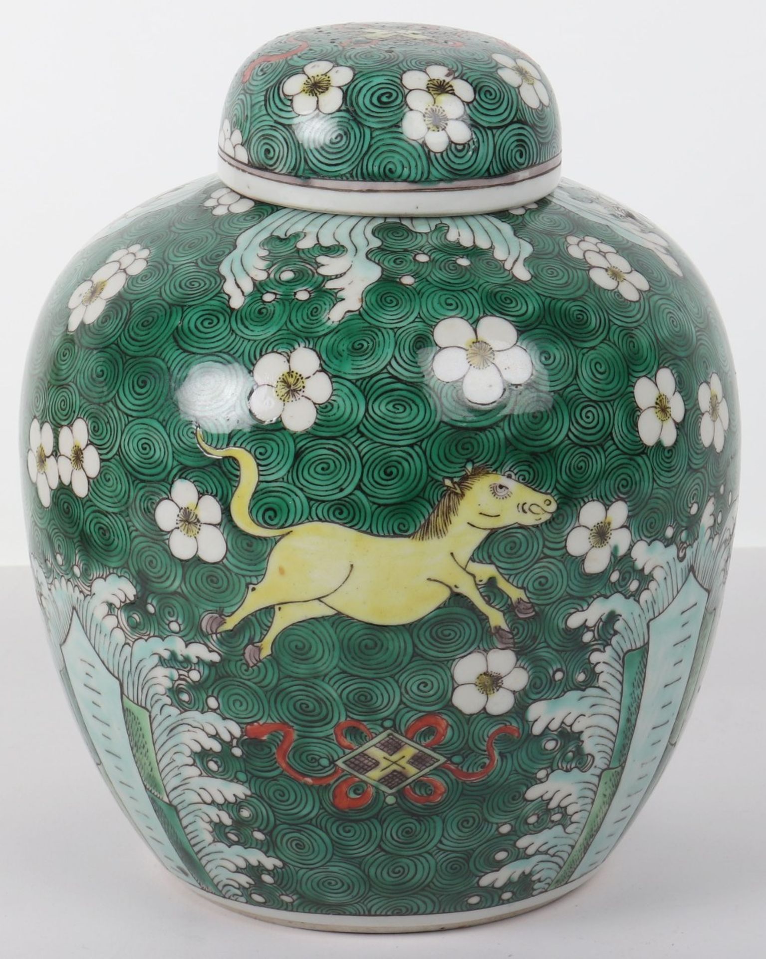 A large Chinese ginger jar, Kangxi mark - Image 4 of 15