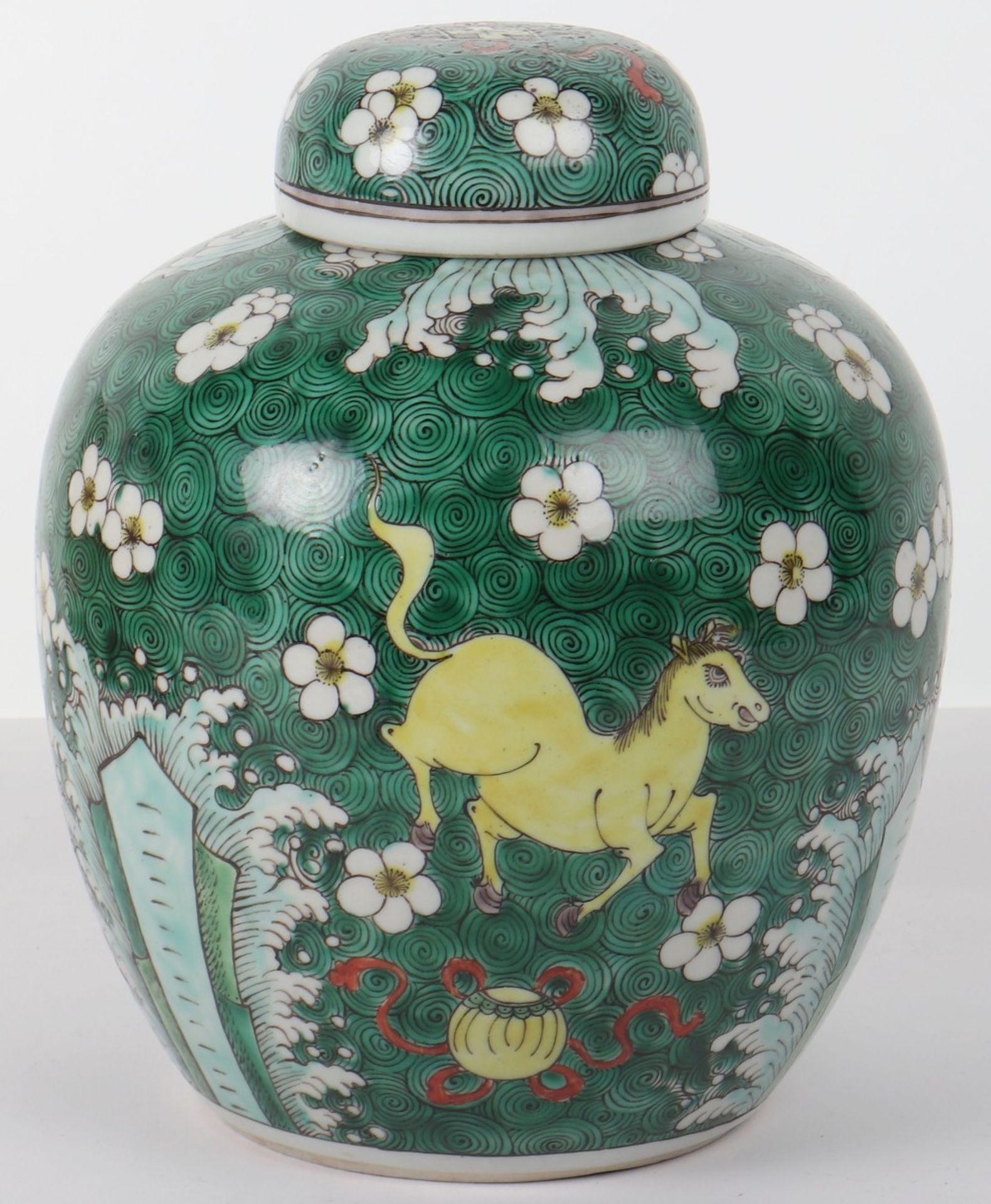A large Chinese ginger jar, Kangxi mark - Image 2 of 15