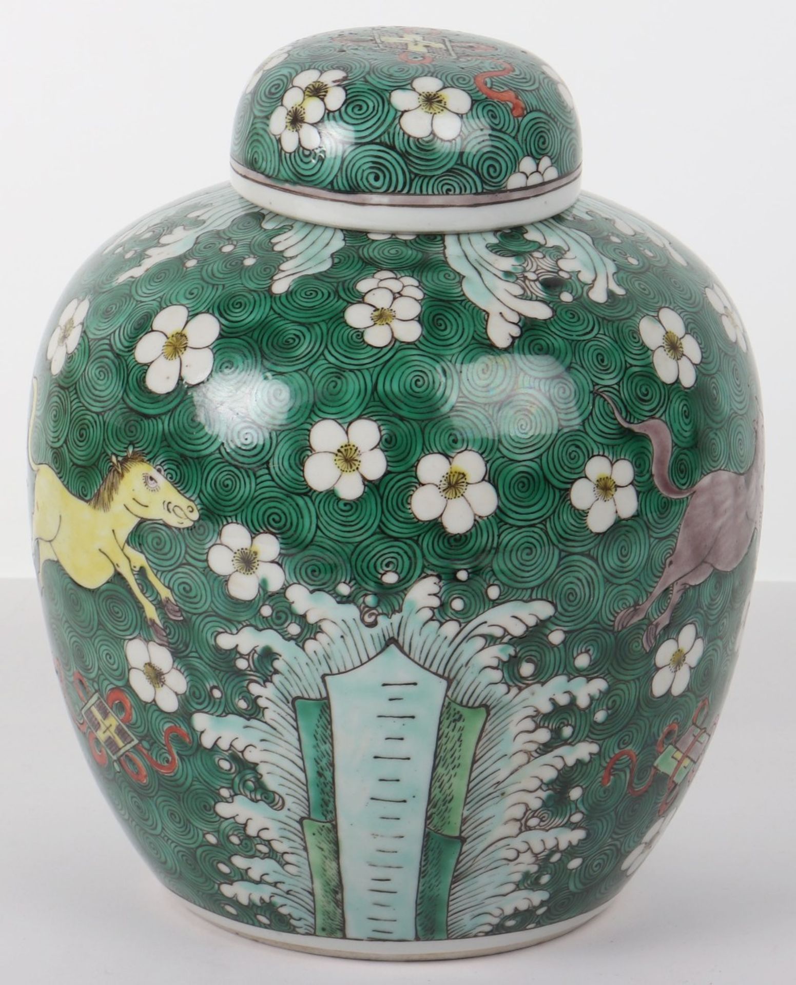 A large Chinese ginger jar, Kangxi mark - Image 5 of 15