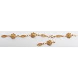 An 18ct gold filigree bracelet