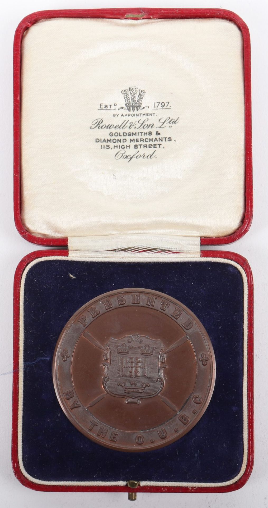 A 1930’s Oxford University Boat Club medal