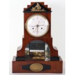 A 19th century French 8-day calendar clock