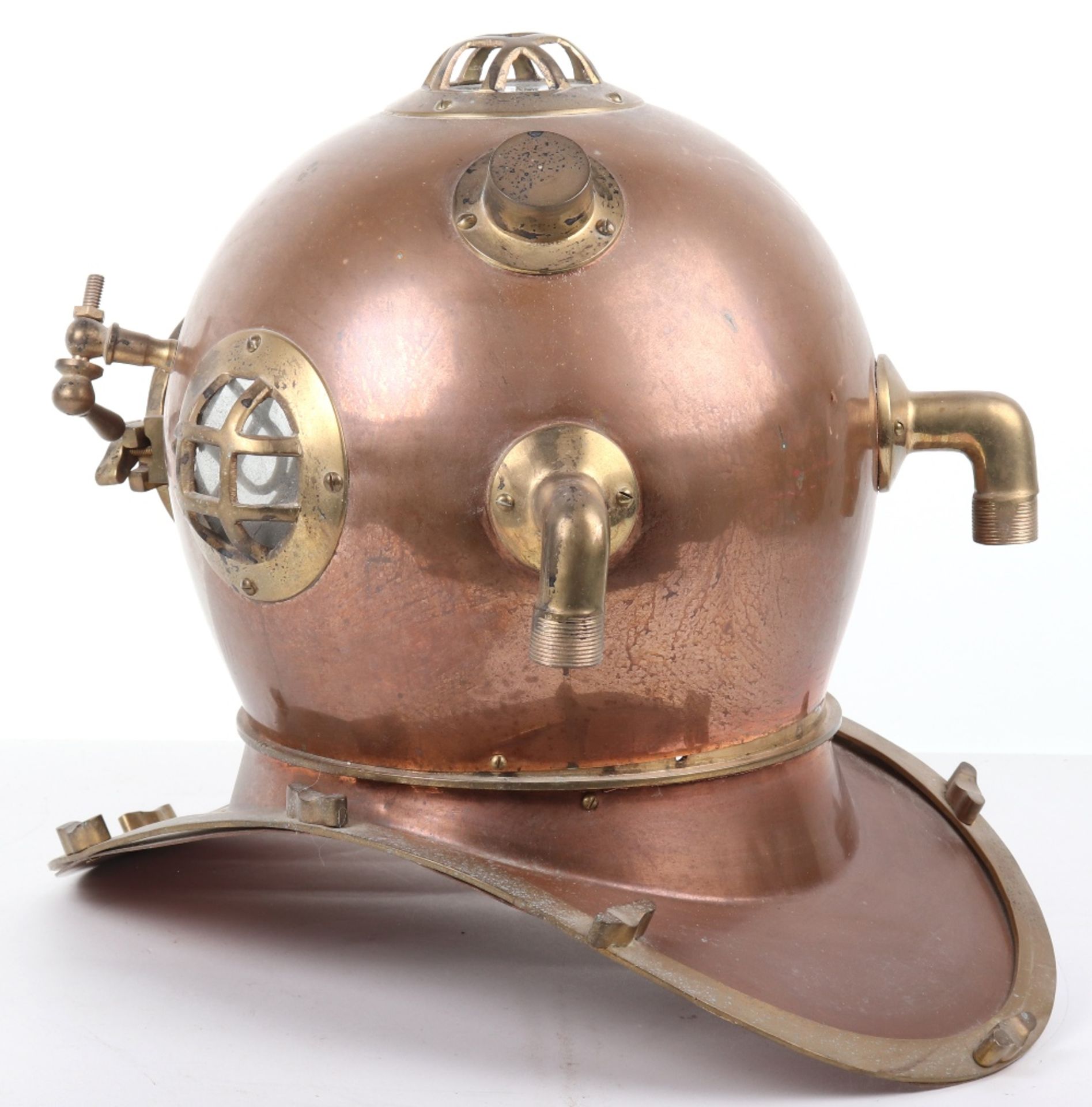 A reproduction US navy divers helmet - Image 4 of 6