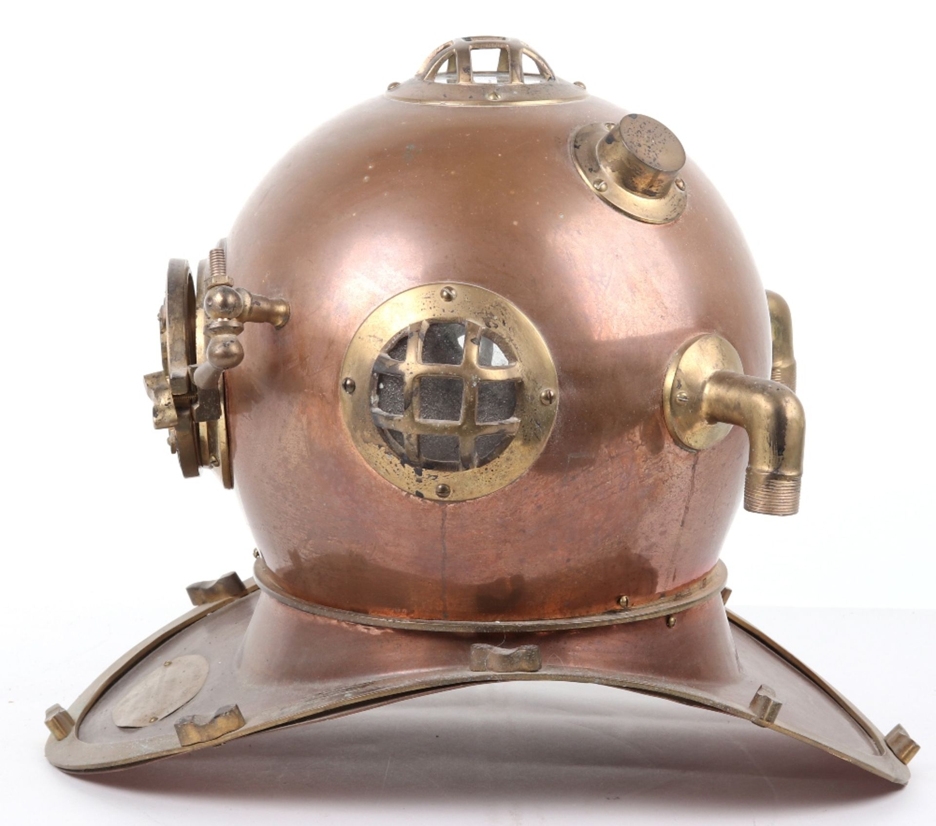A reproduction US navy divers helmet - Image 3 of 6