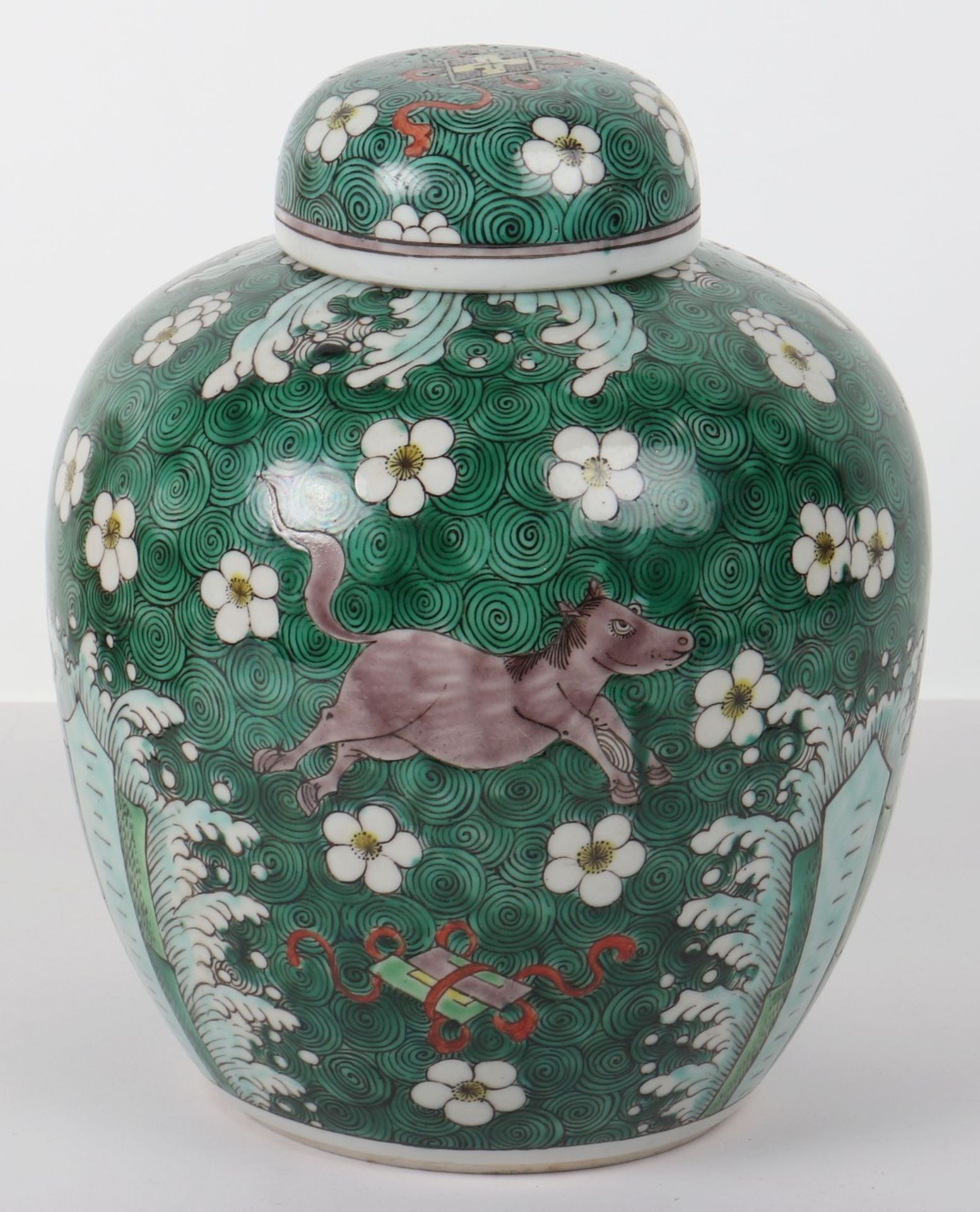 A large Chinese ginger jar, Kangxi mark - Image 6 of 15