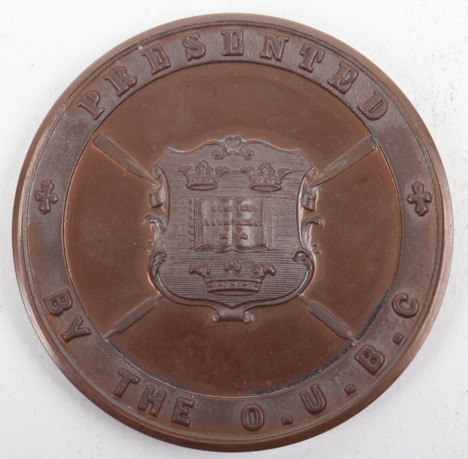 A 1930’s Oxford University Boat Club medal - Image 4 of 5