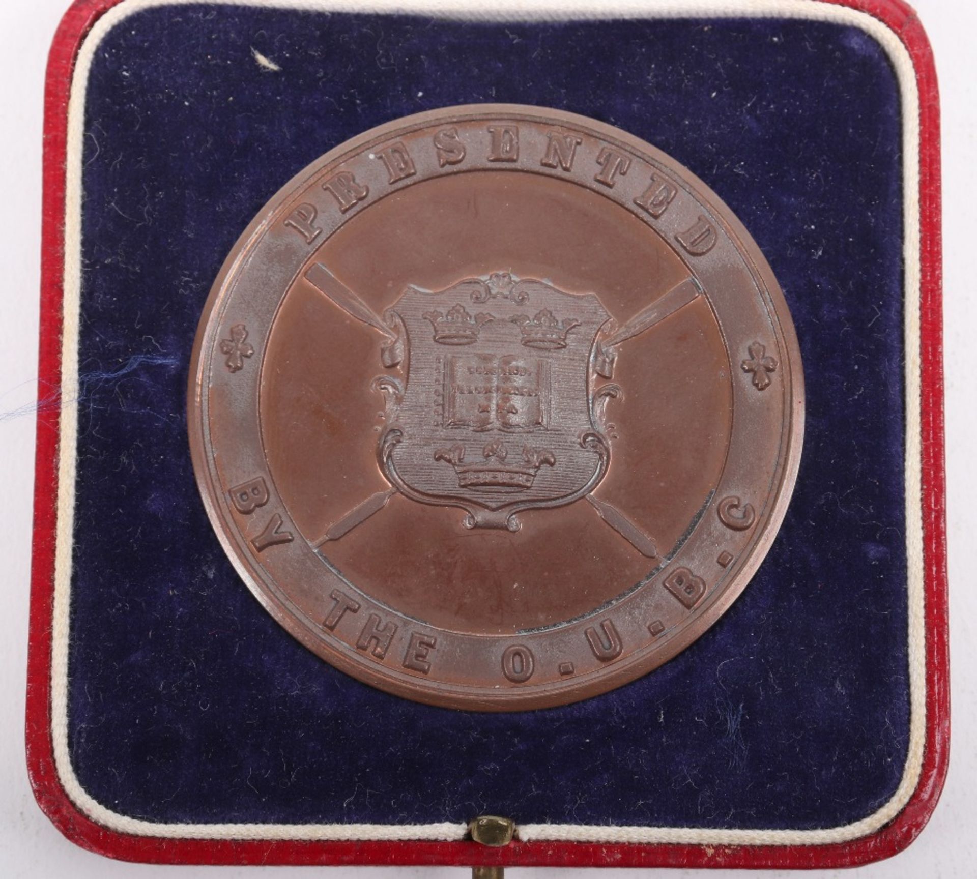 A 1930’s Oxford University Boat Club medal - Image 3 of 5