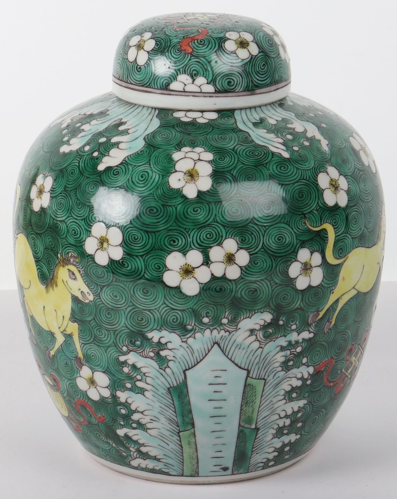 A large Chinese ginger jar, Kangxi mark - Image 3 of 15