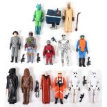 Fourteen Loose 1970’s 1st & 2nd Wave Vintage Star Wars Figures