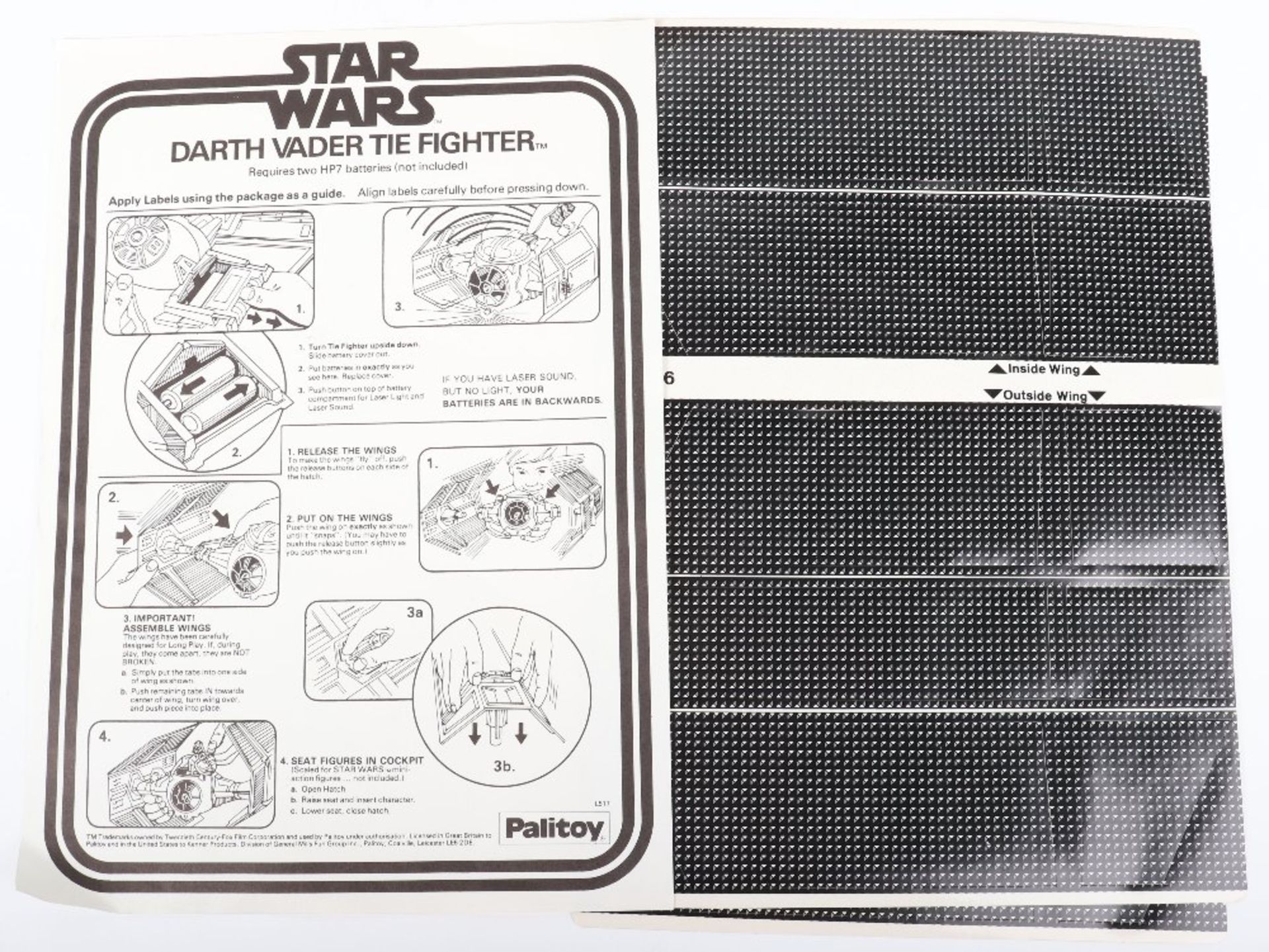 Boxed Palitoy Star Wars Darth Vader Tie Fighter - Image 4 of 11