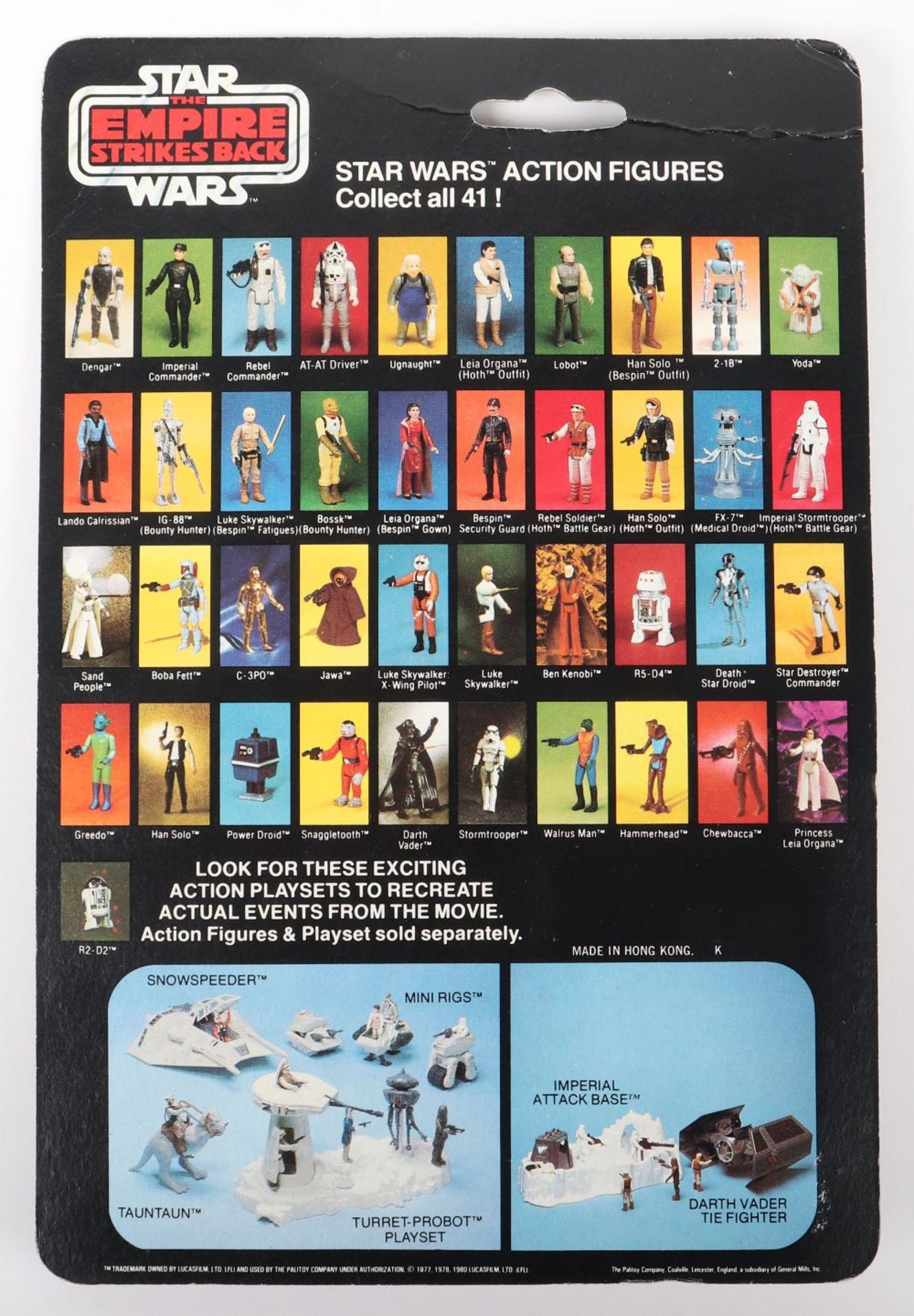 Palitoy Star Wars The Empire Strikes Back Ugnaught Vintage Original Carded Figure - Image 2 of 6