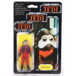 Palitoy General Mills Star Wars Return of The Jedi Tri Logo Nien Nunb Vintage Original Carded mint