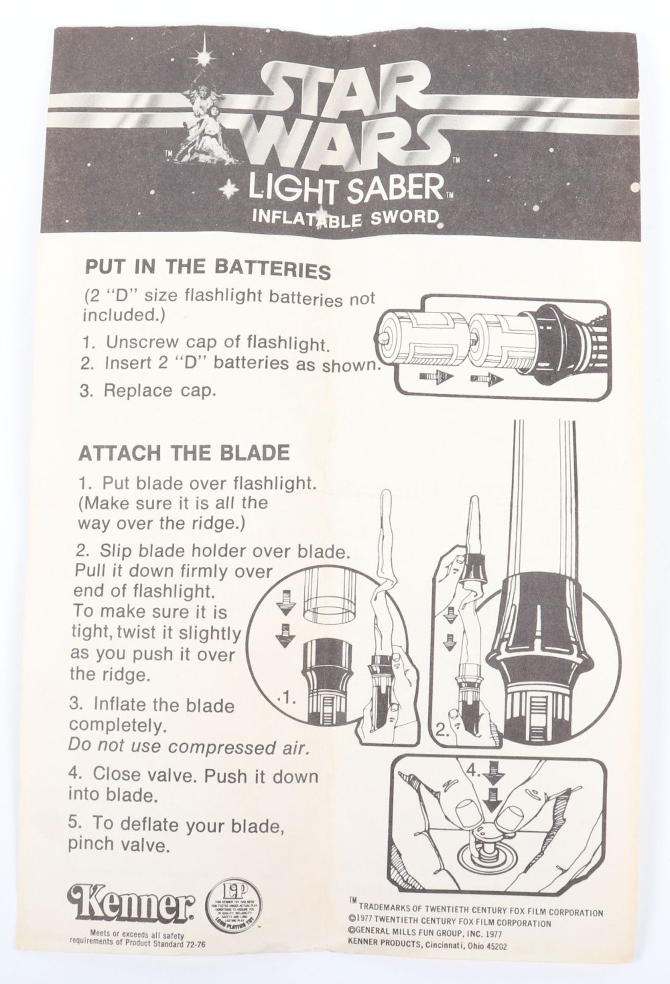 Boxed Kenner Star Wars Light Sabe - Image 3 of 13