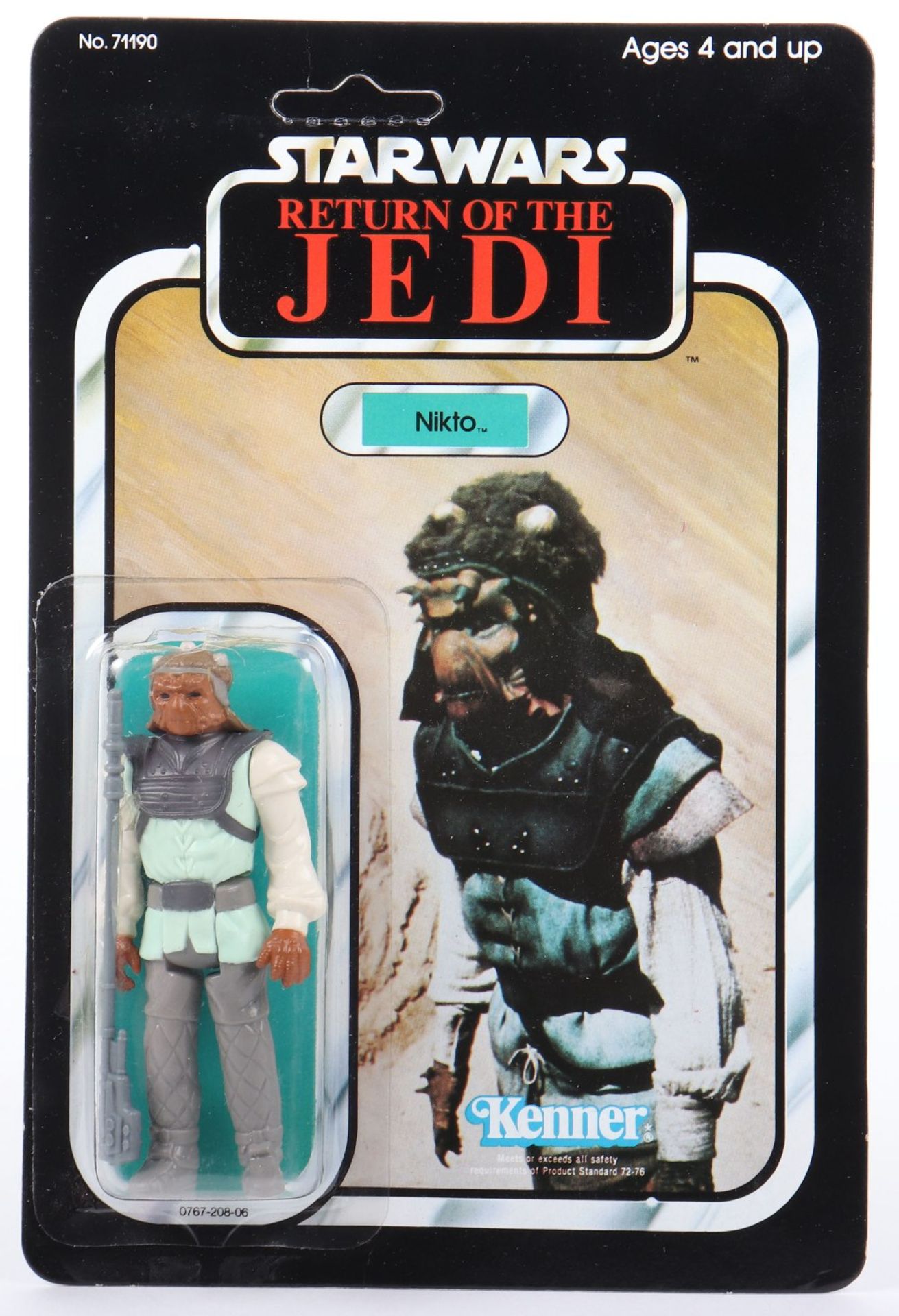 Kenner Star Wars Return of The Jedi Nikto, Vintage Original Carded Figure