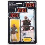 Palitoy General Mills Star Wars Return of The Jedi Tri Logo Weequay, Vintage Original Carded Figure