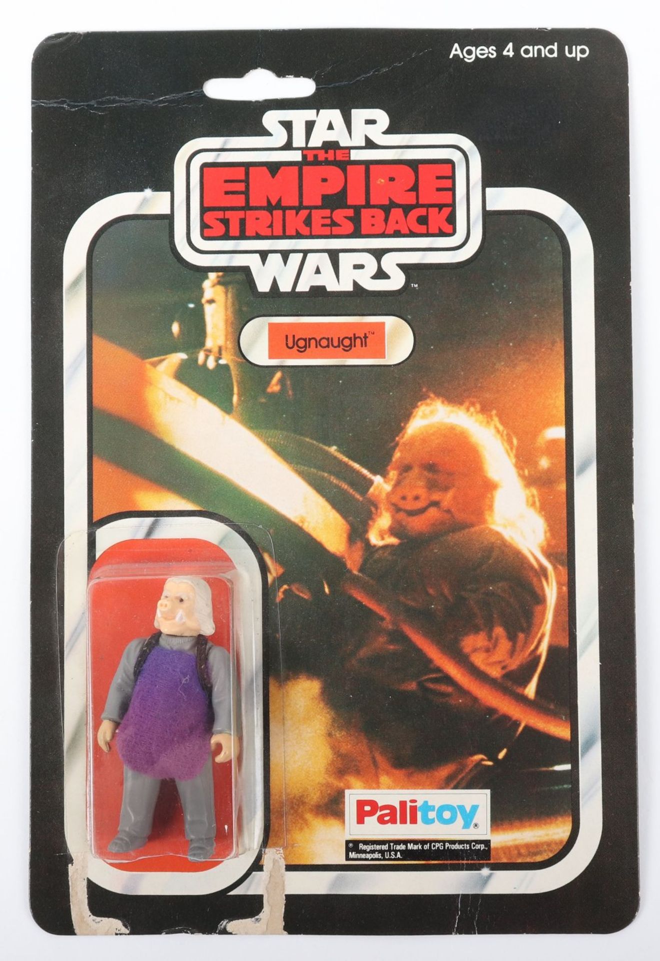 Palitoy Star Wars The Empire Strikes Back Ugnaught Vintage Original Carded Figure