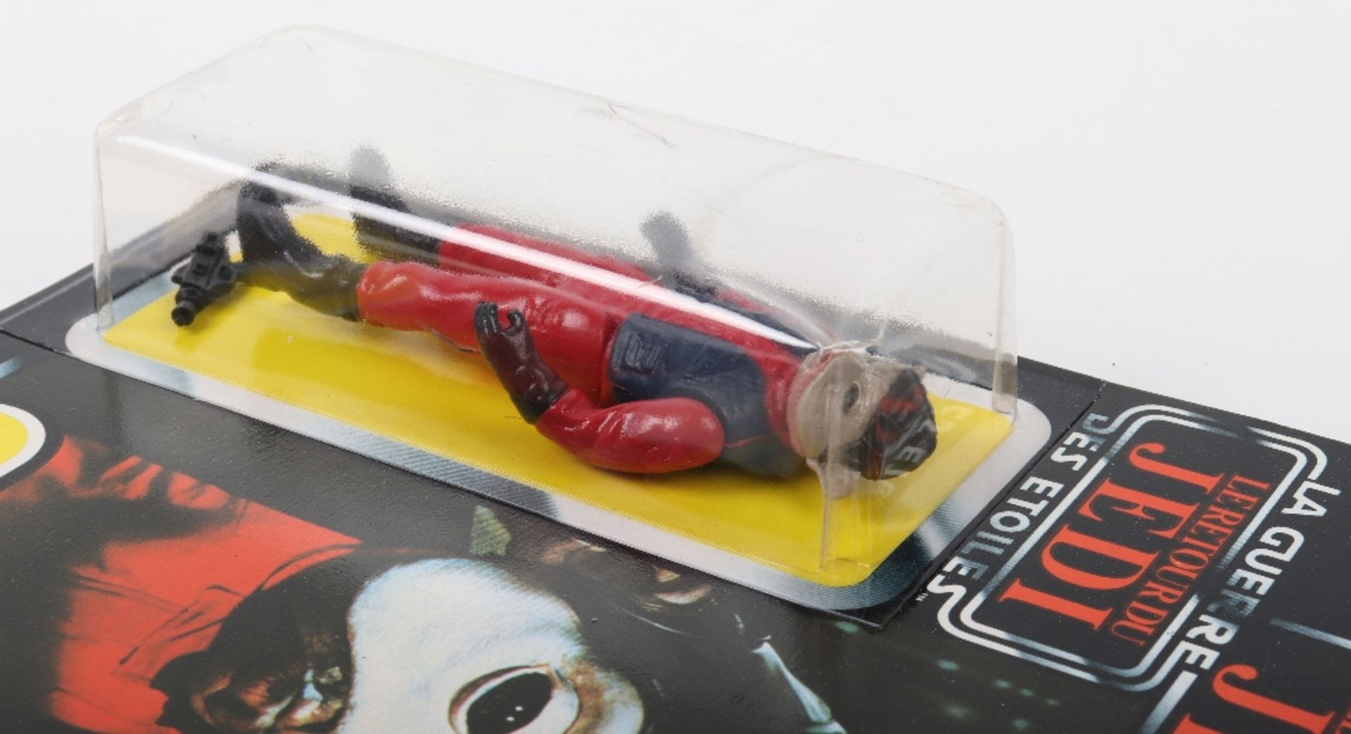 Palitoy General Mills Star Wars Return of The Jedi Tri Logo Nien Nunb Vintage Original Carded mint - Image 6 of 6